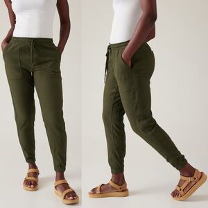 Athleta Olive Green Track Pants